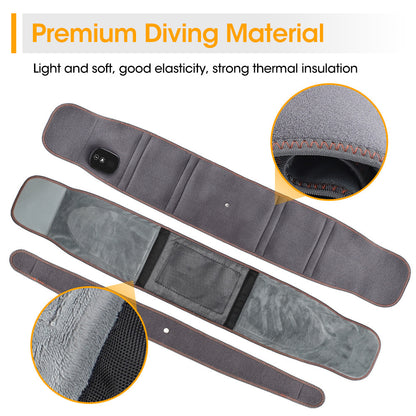 Red Light Heating Massage Belt with Digital Display
