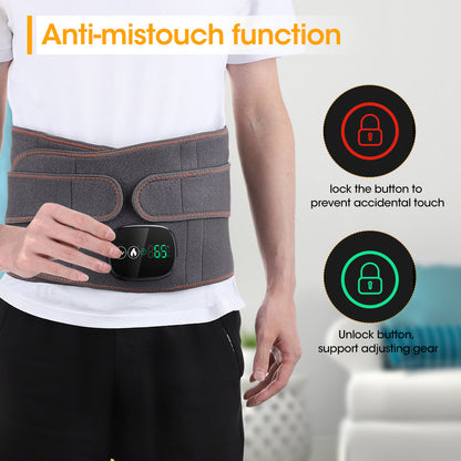 Red Light Heating Massage Belt with Digital Display