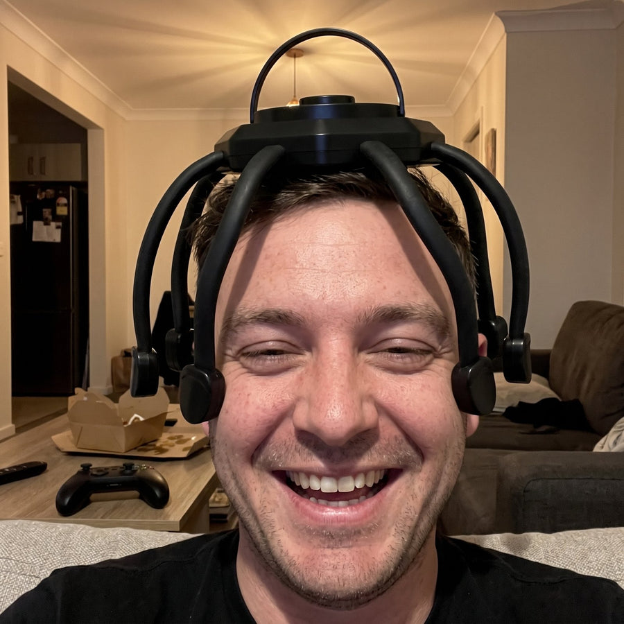 Electric Head Massager Wireless Scalp Relaxation Device