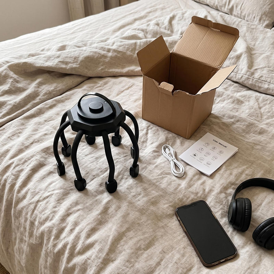 Electric Head Massager Wireless Scalp Relaxation Device