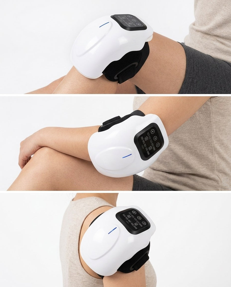 Rechargeable Knee Massager with Heating and Red Light Therapy