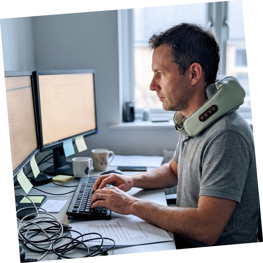Neck Shoulder Massager with Heat Therapy